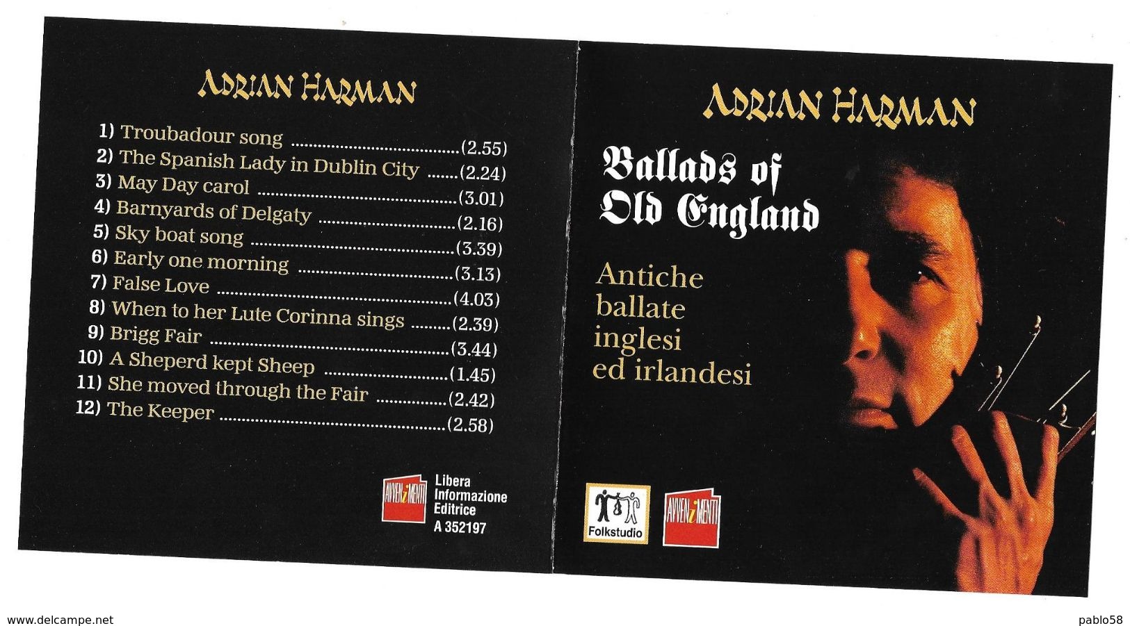 Ballads Of Old England - Adrian Harman - Musiche Del Mondo