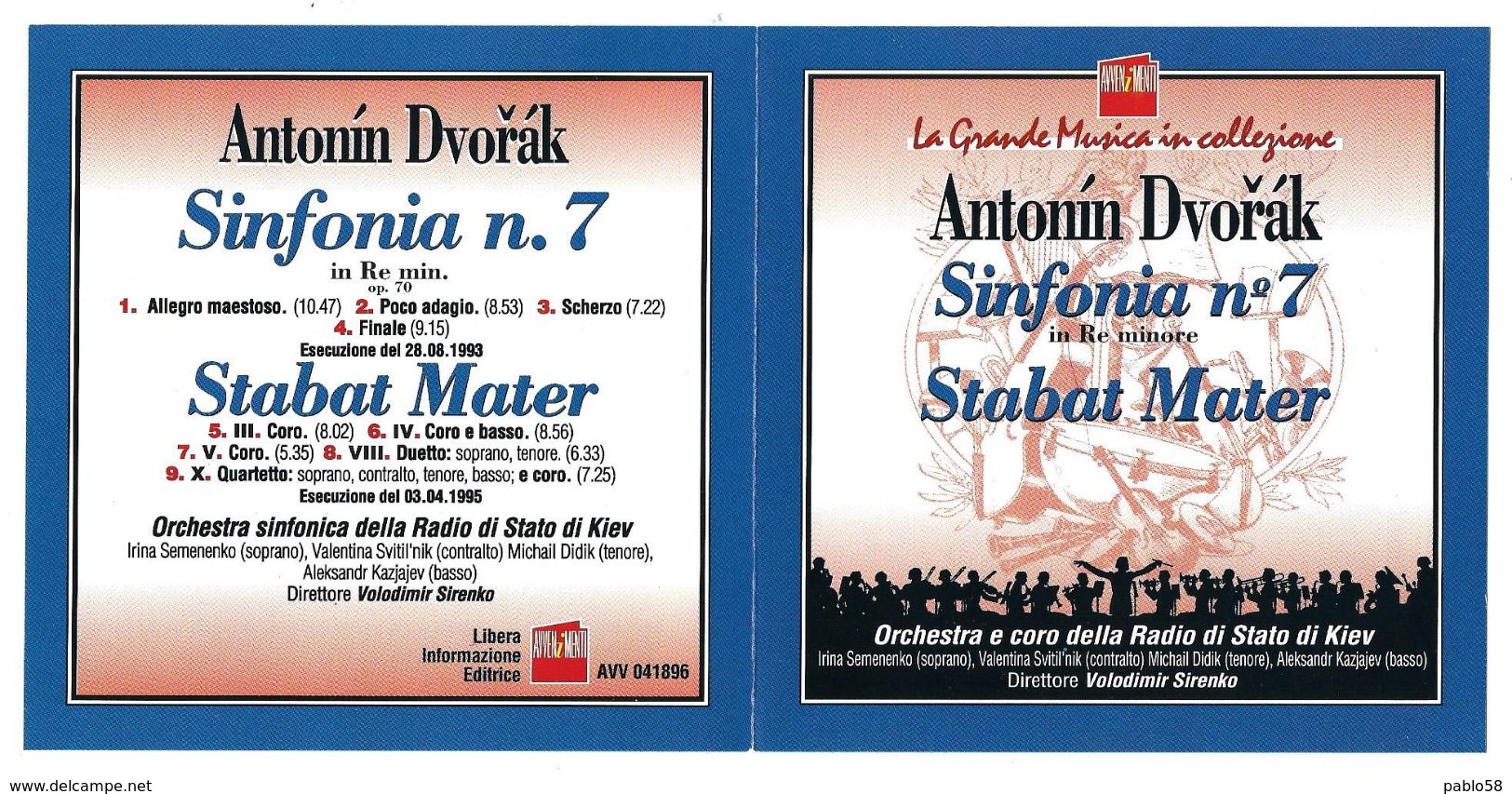 Dvorak Sinfonia 7 Stabat Mater - Orchestra Di Kiev - Classical