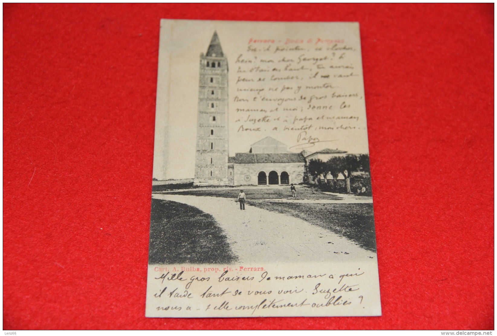 Ferrara Badia Di Pomposa 1907 Ed. Ruiba Animata - Ferrara