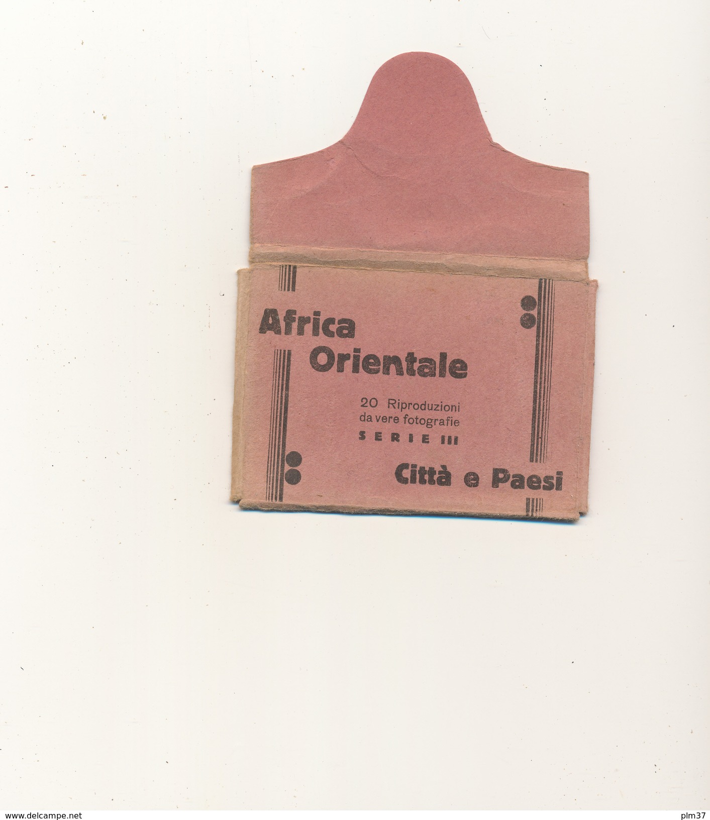 AFRICA ORIENTALE  ITALIANA - Etui Contenant 20 Petites Cartes - 10 Sur Asmara, 10 Sur Massaua - Eritrea