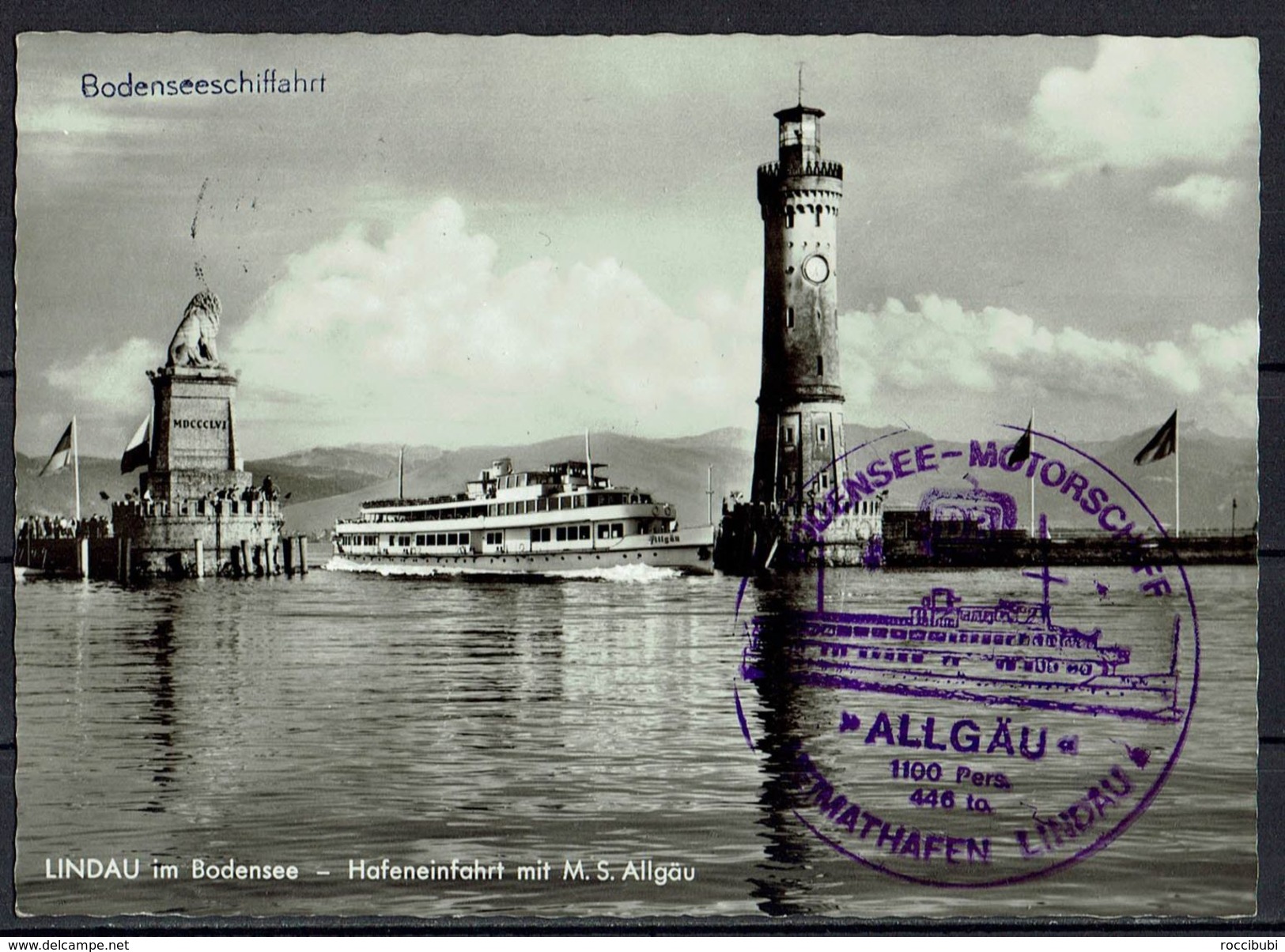 Schiffahrt Bodensee, Sonderstempel & Marke - Ferries