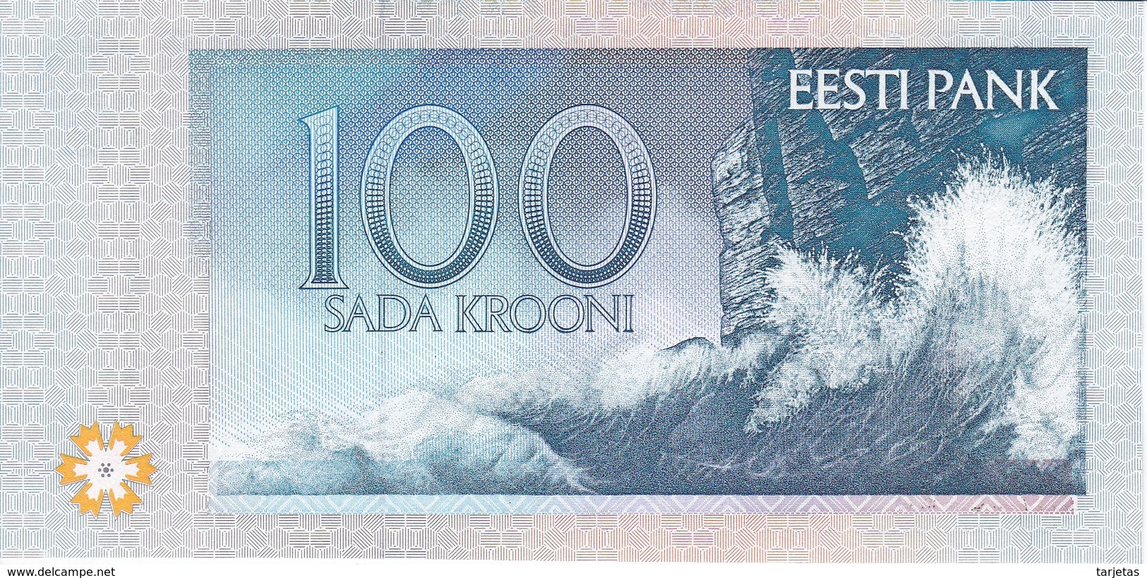 BILLETE DE ESTONIA DE 100 KROONI DEL AÑO 1994 (BANK NOTE) SIN CIRCULAR-UNCIRCULATED - Estonia