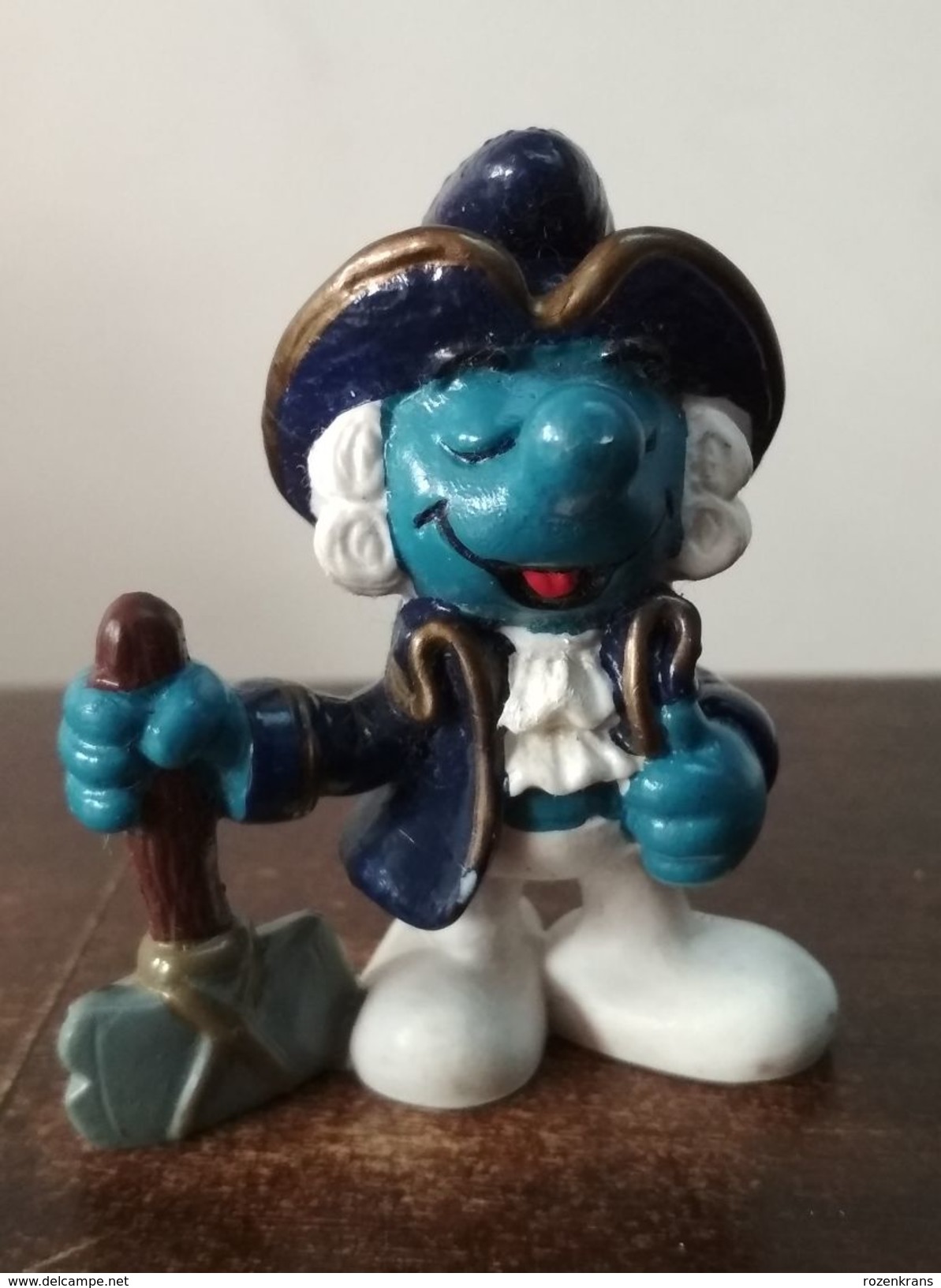 Historical Smurf Schtroumph GEORGE WASHINGTON - Pitufo Schlumph  1984 Made In Macau Schleich - Smurfs