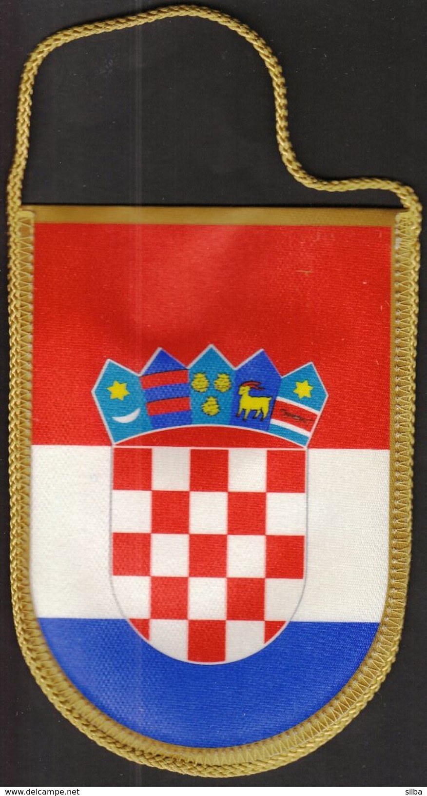 Basketball / Flag, Pennant / Croatia / Croatian Basketball Federation / HKS - Bekleidung, Souvenirs Und Sonstige
