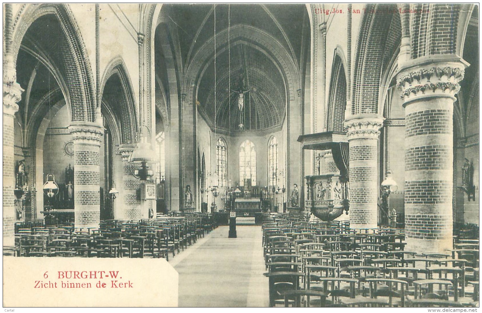 BURGHT-W. - Zicht Binnen De Kerk - Zwijndrecht