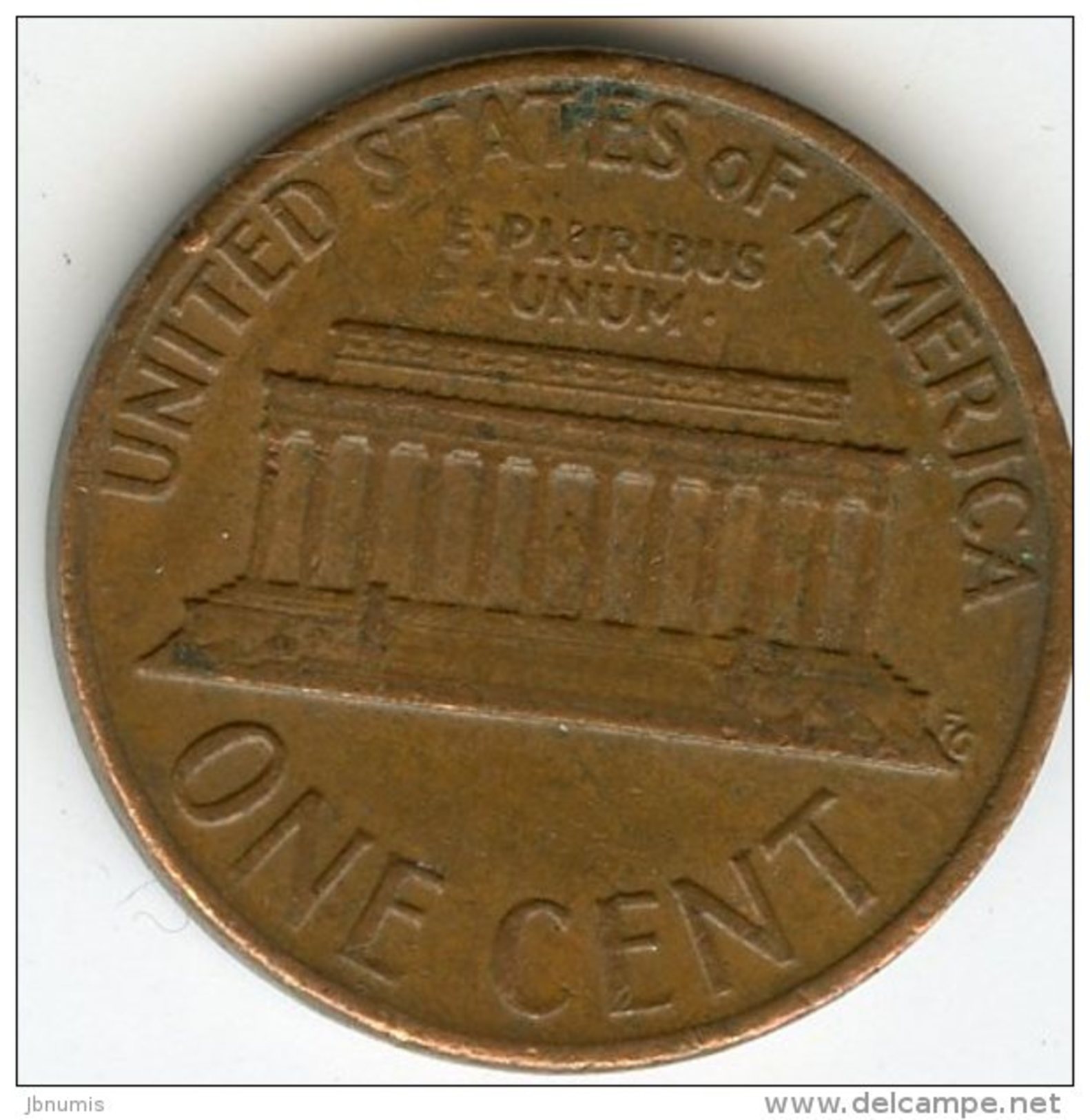 Etats-Unis USA 1 Cent 1974 KM 201 - 1959-…: Lincoln, Memorial Reverse