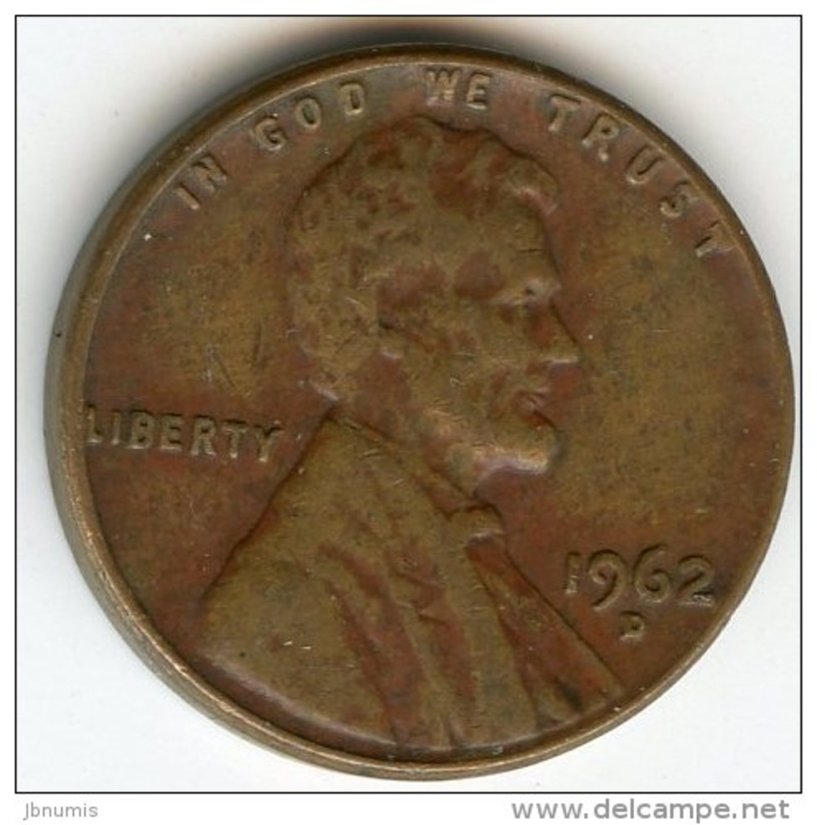 Etats-Unis USA 1 Cent 1962 D KM 201 - 1959-…: Lincoln, Memorial Reverse