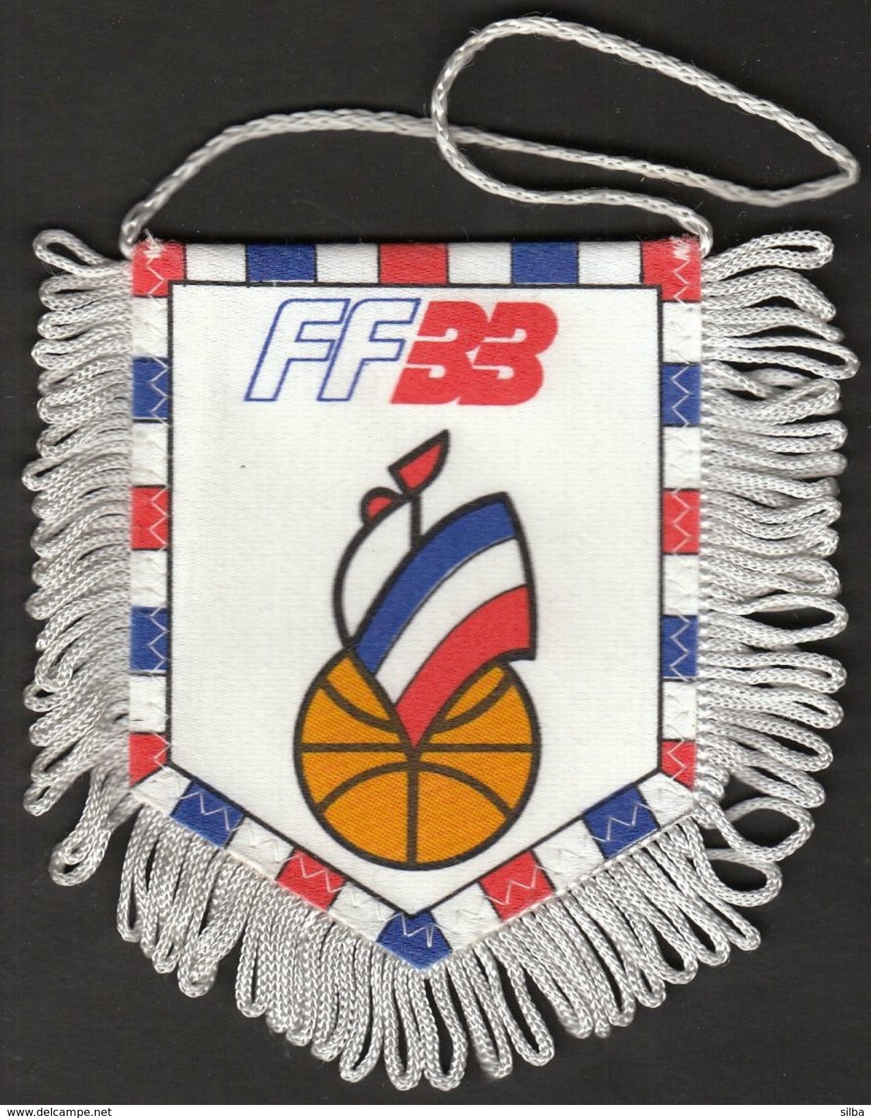 Basketball / Flag, Pennant / France Basketball Federation - Habillement, Souvenirs & Autres