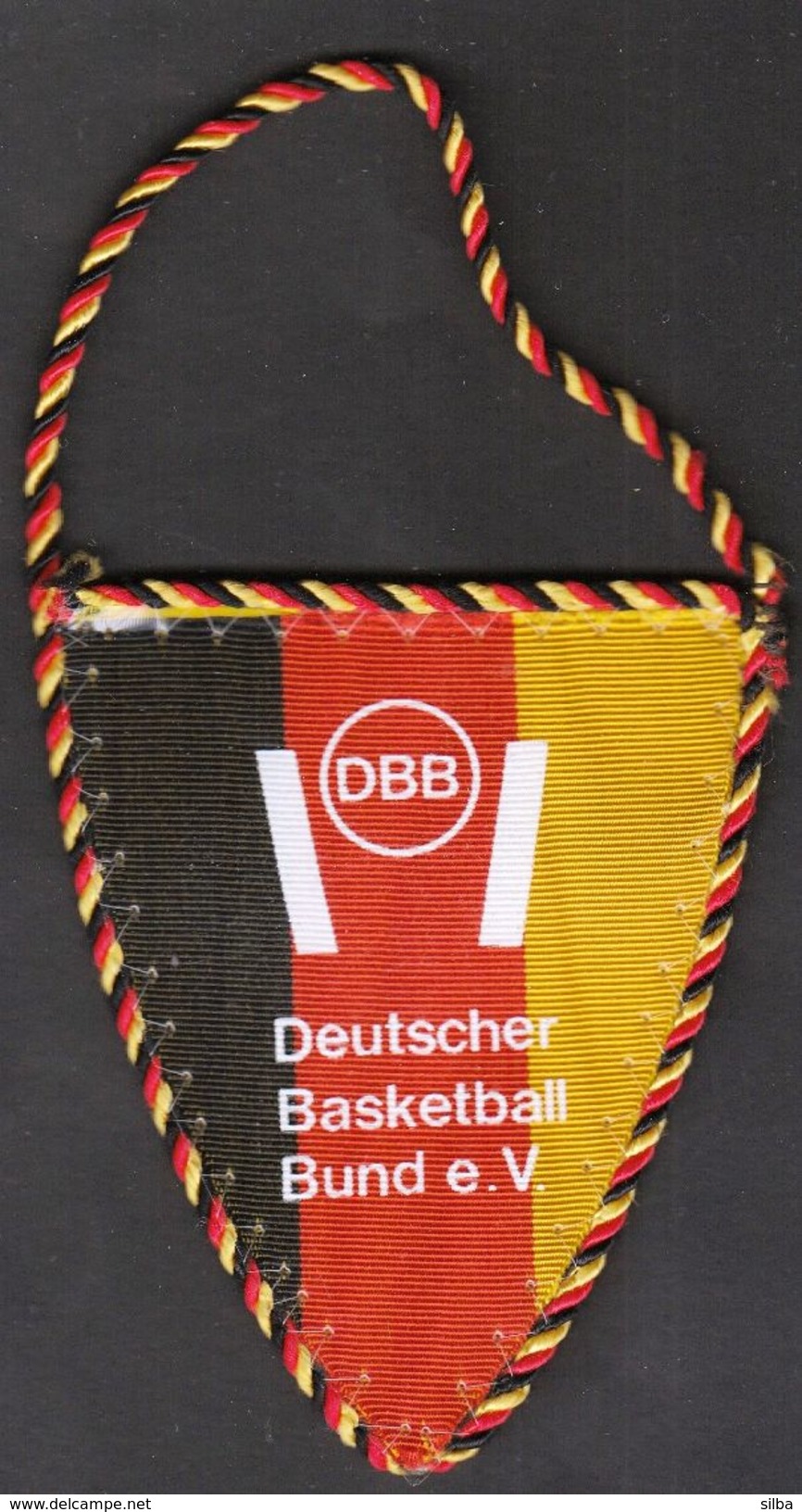 Basketball / Flag, Pennant / Germany Basketball Federation - Habillement, Souvenirs & Autres