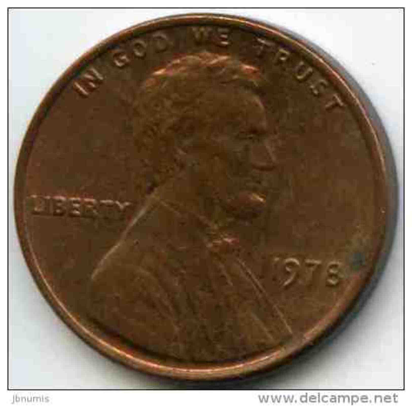 Etats-Unis USA 1 Cent 1978 KM 201 - 1959-…: Lincoln, Memorial Reverse