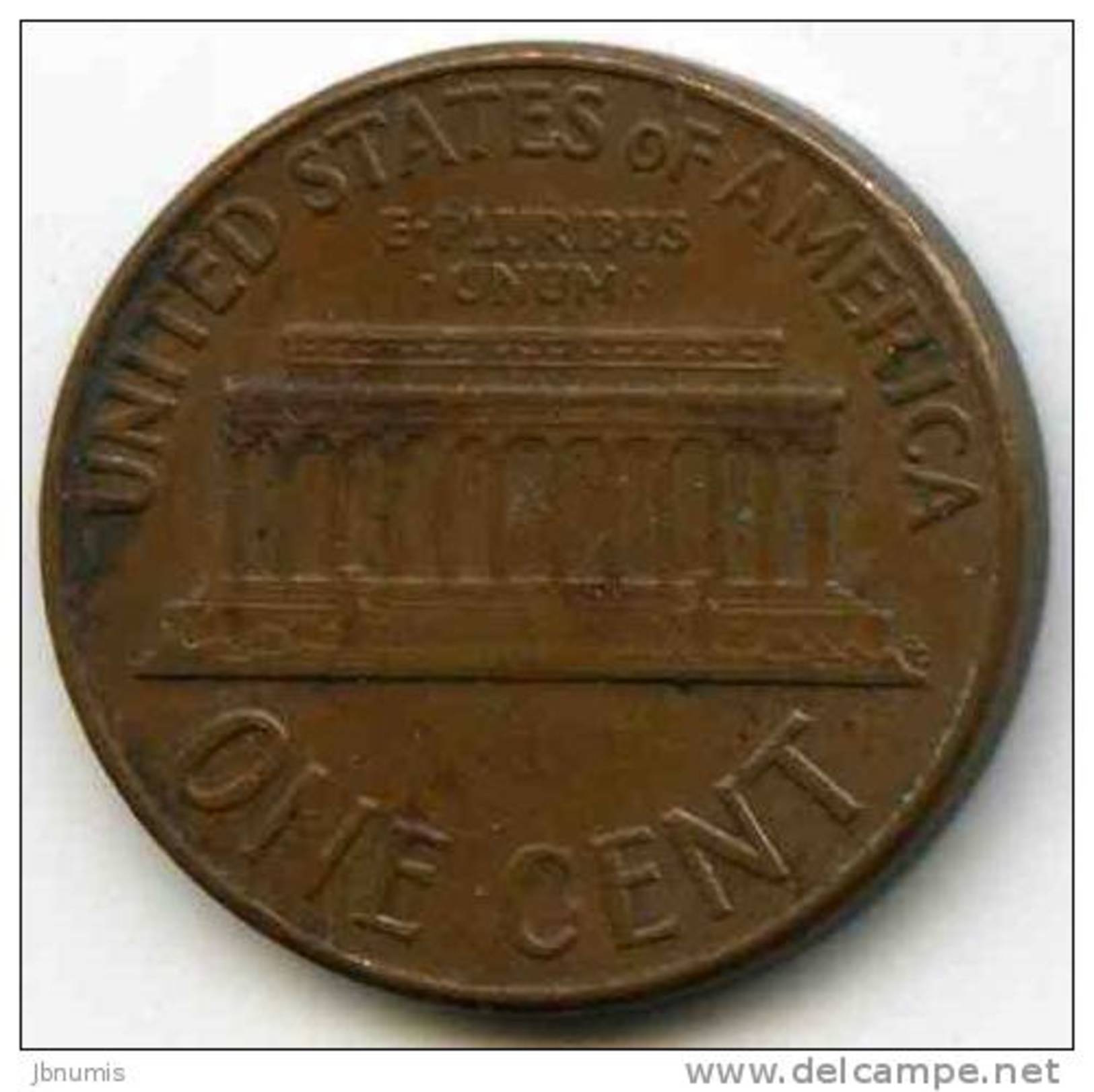 Etats-Unis USA 1 Cent 1959 KM 201 - 1959-…: Lincoln, Memorial Reverse