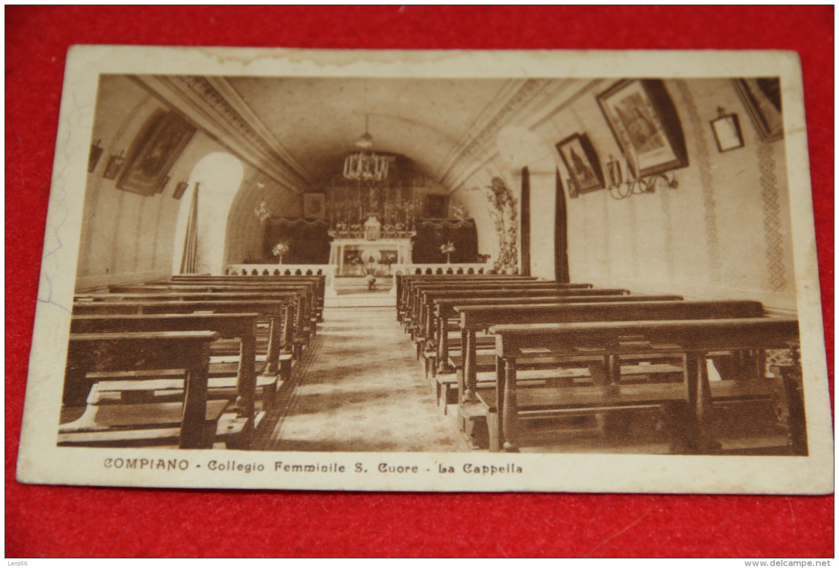 Compiano Parma Collegio Femminile S. Cuore La Cappella 1935 - Parma