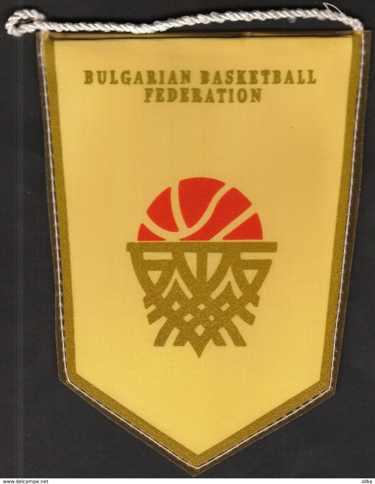 Basketball / Flag, Pennant / Bulgaria / Bulgarian Basketball Federation - Habillement, Souvenirs & Autres