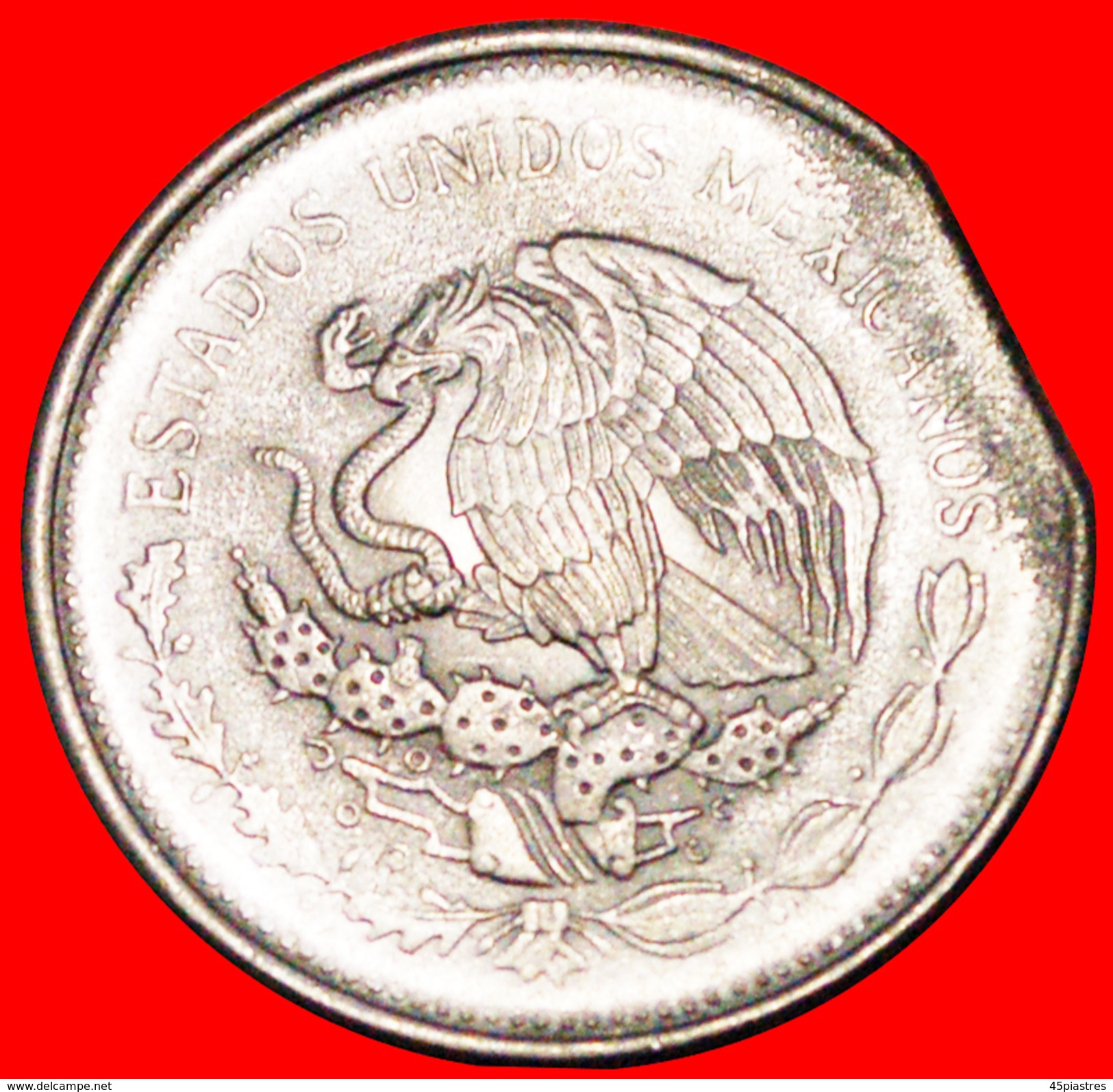 √ ERROR: MEXICO ★ 1 PESO 1985 CLIPPED PLANCHET! LOW START ★ NO RESERVE! - Erreurs