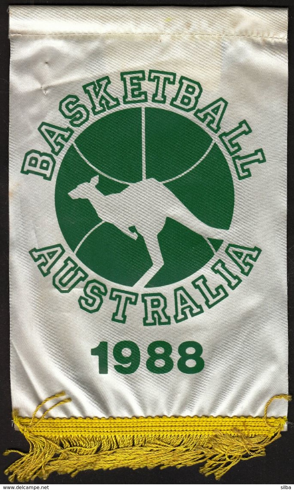 Basketball / Flag, Pennant / Australia 1988 - Habillement, Souvenirs & Autres