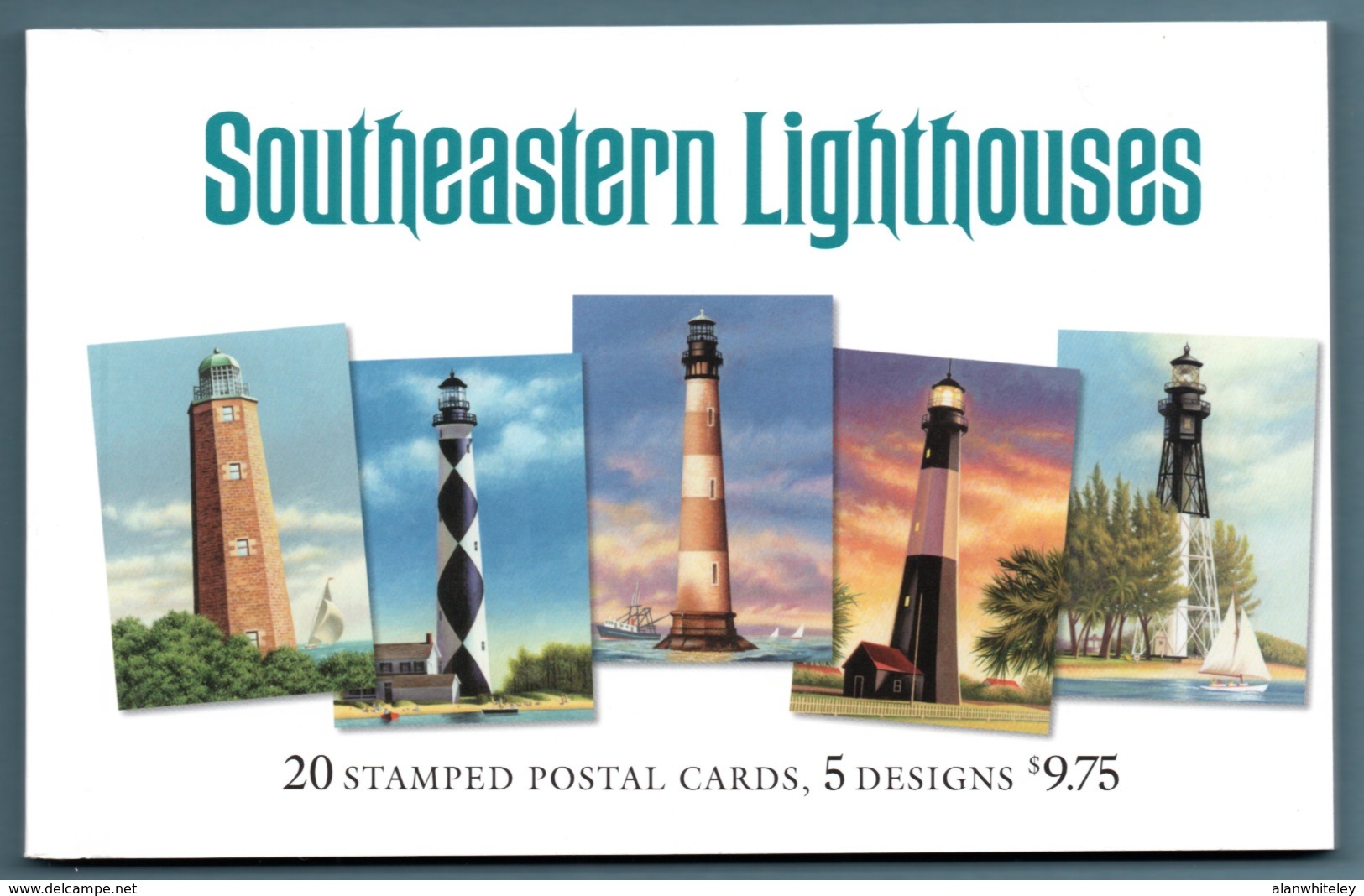 UNITED STATES 2003 Southeastern Lighthouses: Book Of 20 Pre-Paid Postcards MINT - 2001-10