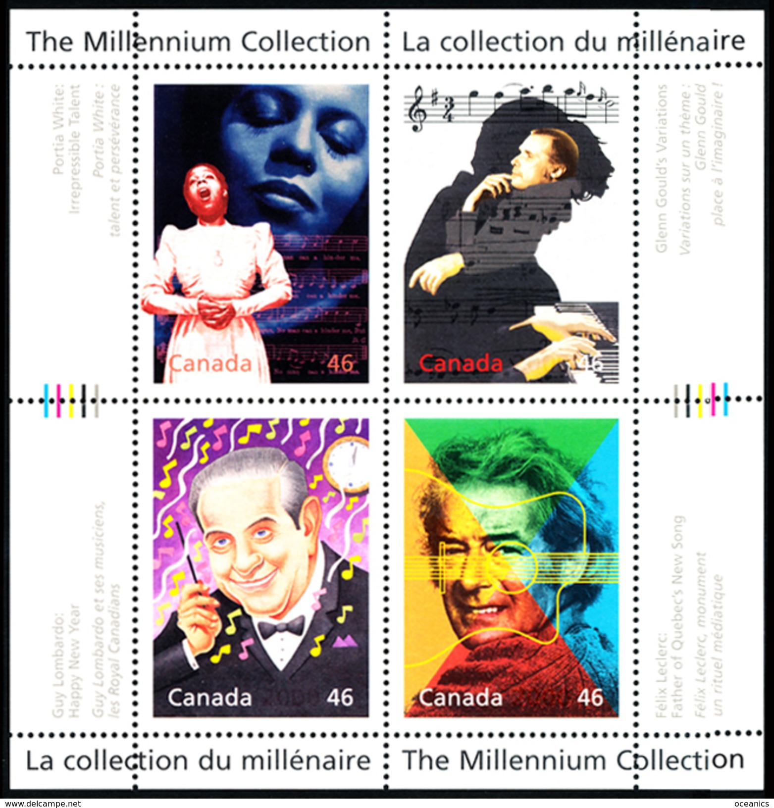 Canada (Scott No.1820 - Collection Du Millénaire / The Millennium Collection)+ [**] MNH - Unused Stamps