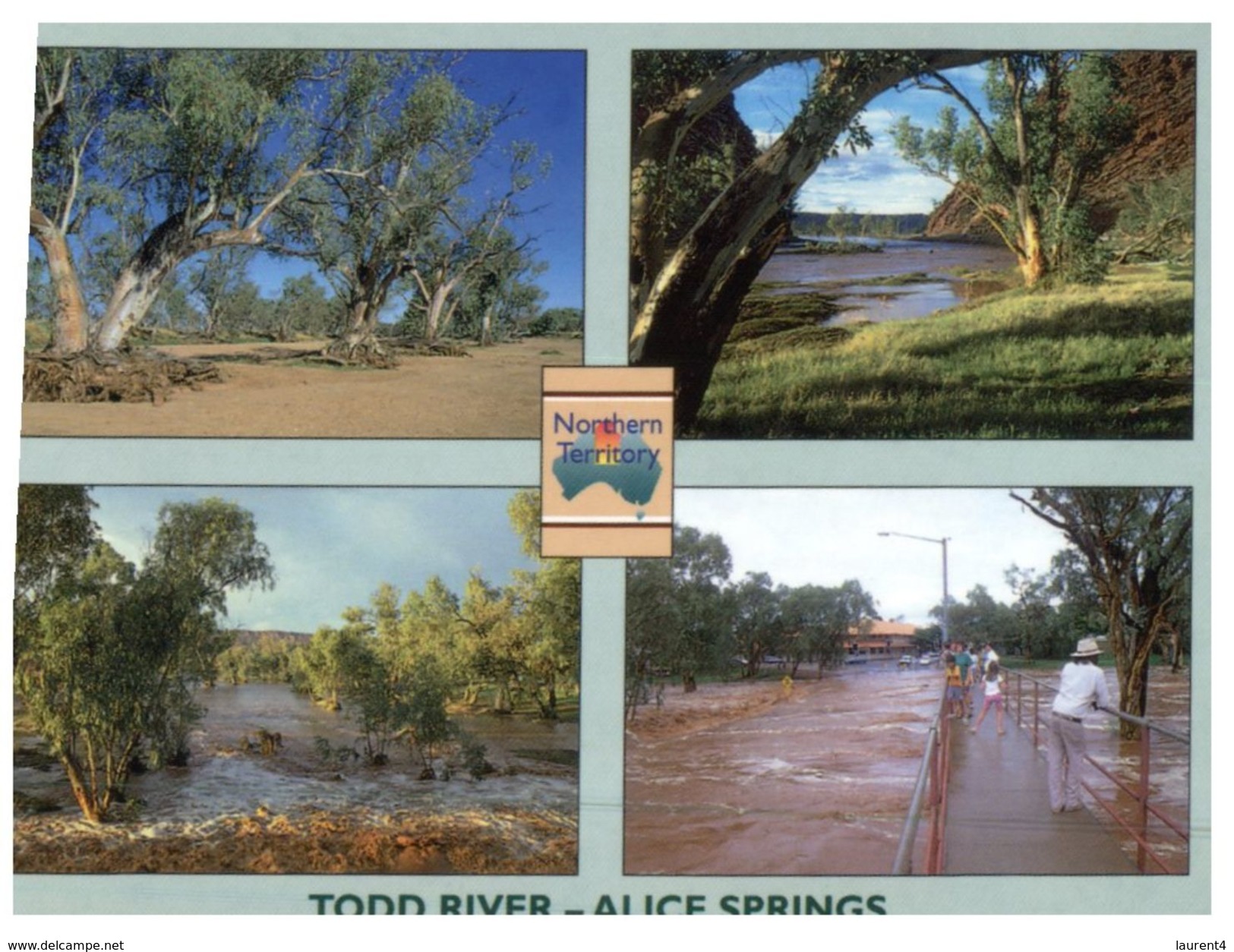 (300) Australia - NT - Alice Springs Todd River In Flood - Alice Springs