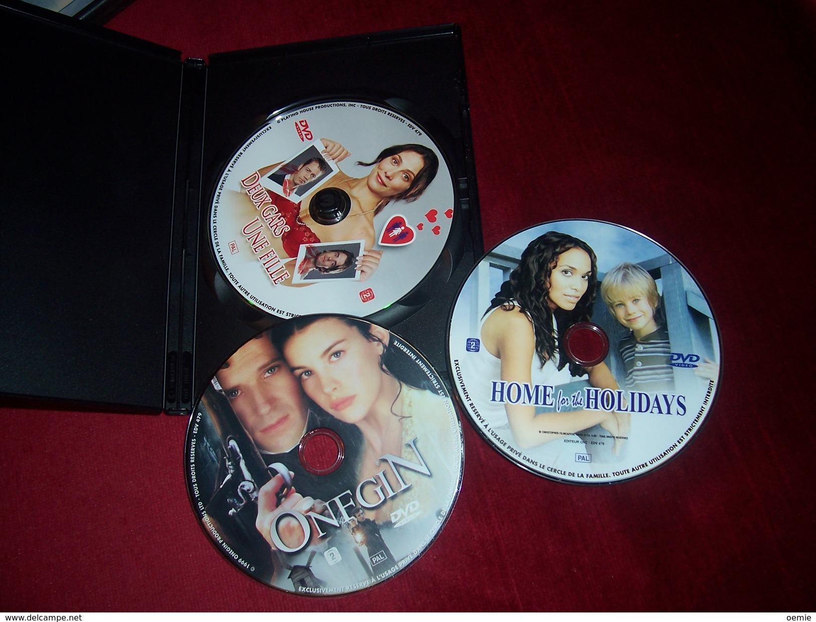 PASSION   °° DVD 3 FILMS  ONEGIN  + DEUX GARS UNE FILLE + HOME FOR THE HOLIDAYS - Romantici