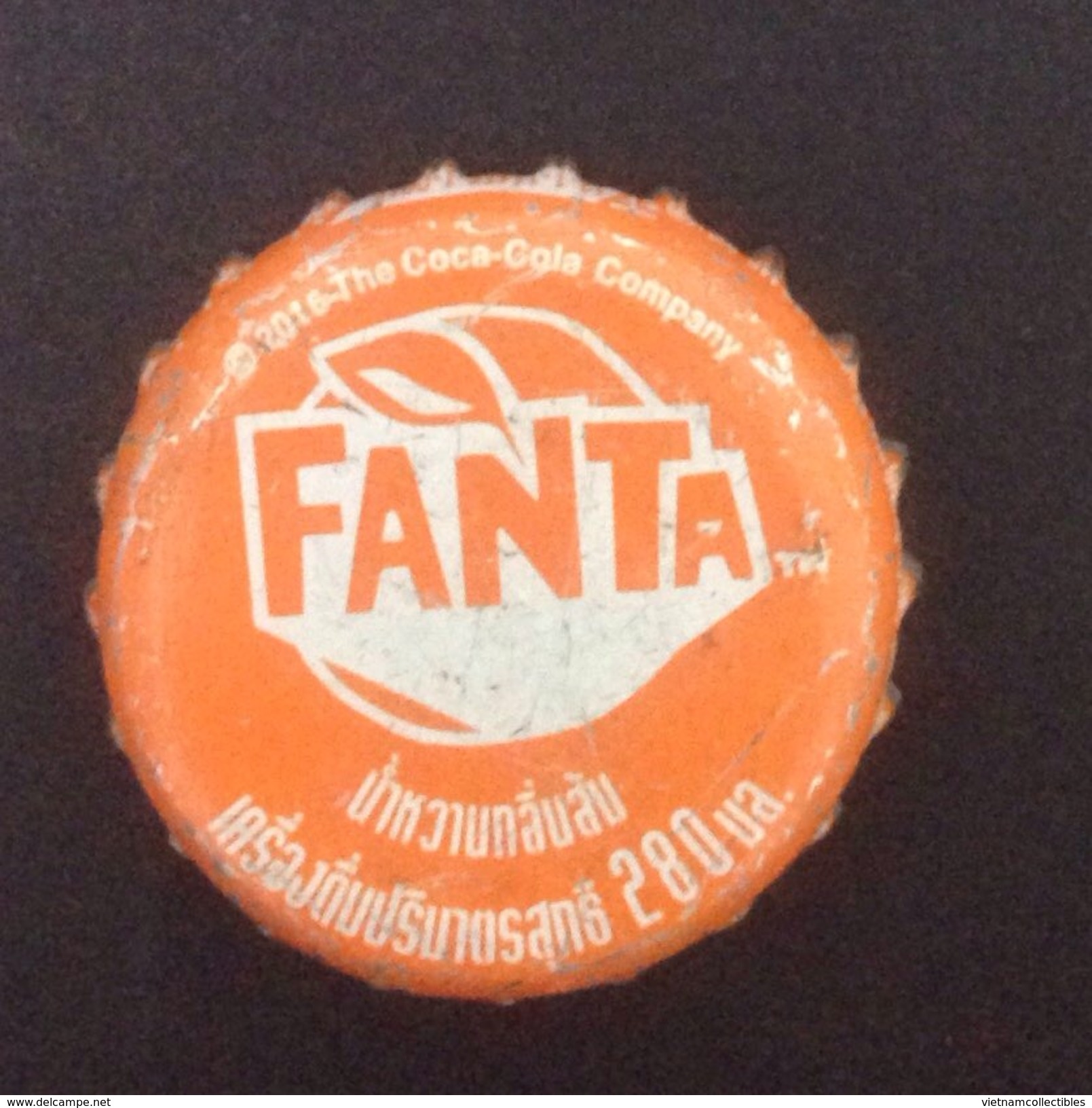 Thailand Coca Cola FANTA Used Bottle Crown Cap / Kronkorken / Capsule / Chapa / Tappi - Mützen/Caps