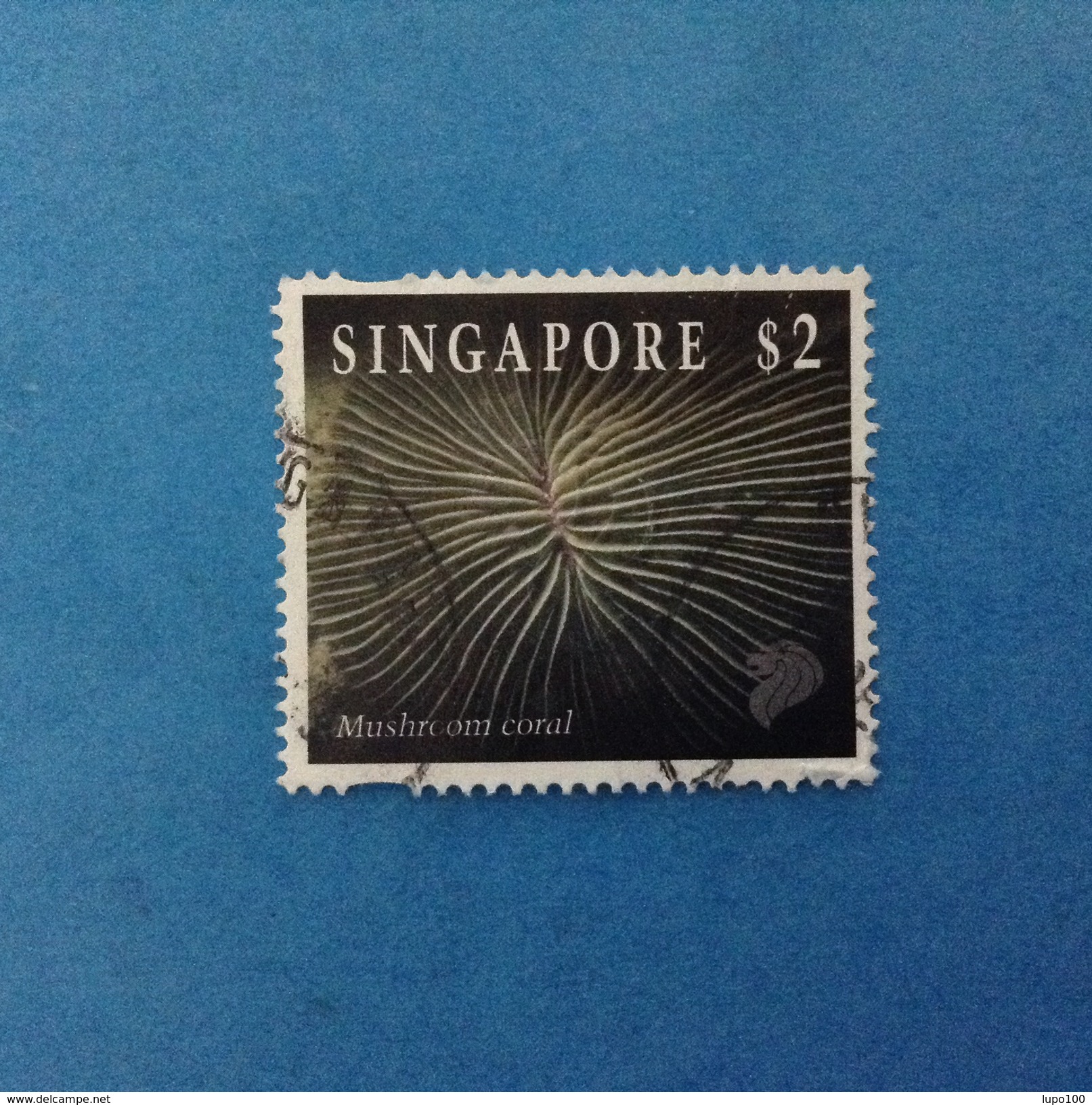 1994 SINGAPORE FRANCOBOLLO USATO STAMP USED - CORALLO MUSHROOM CORAL 2 - Singapore (1959-...)