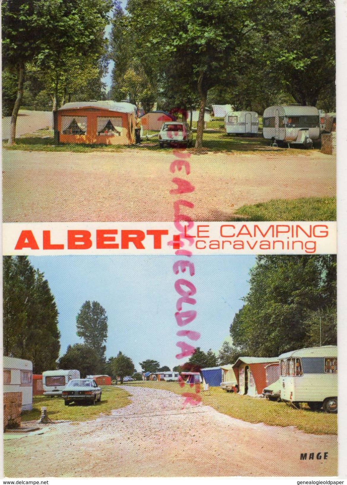 80- ALBERT- LE CAMPING CARAVANING - Albert