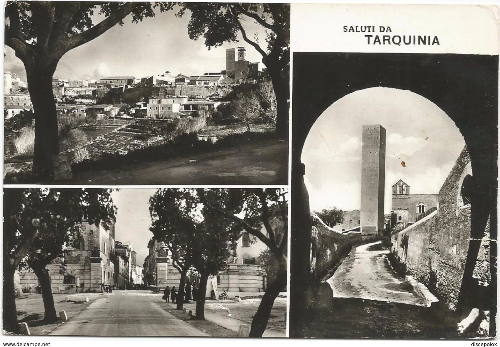 X506 Saluti Da Tarquinia (Viterbo) - Panorama Vedute Multipla / Viaggiata 1969 - Altri & Non Classificati