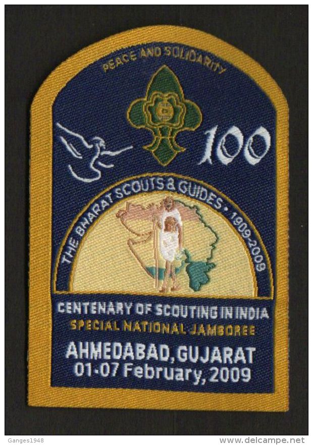India   2009  Bharat Scouts &amp; GUides  National Jumboree   Badg  #   15345  OLD    Inde Indien - Other & Unclassified