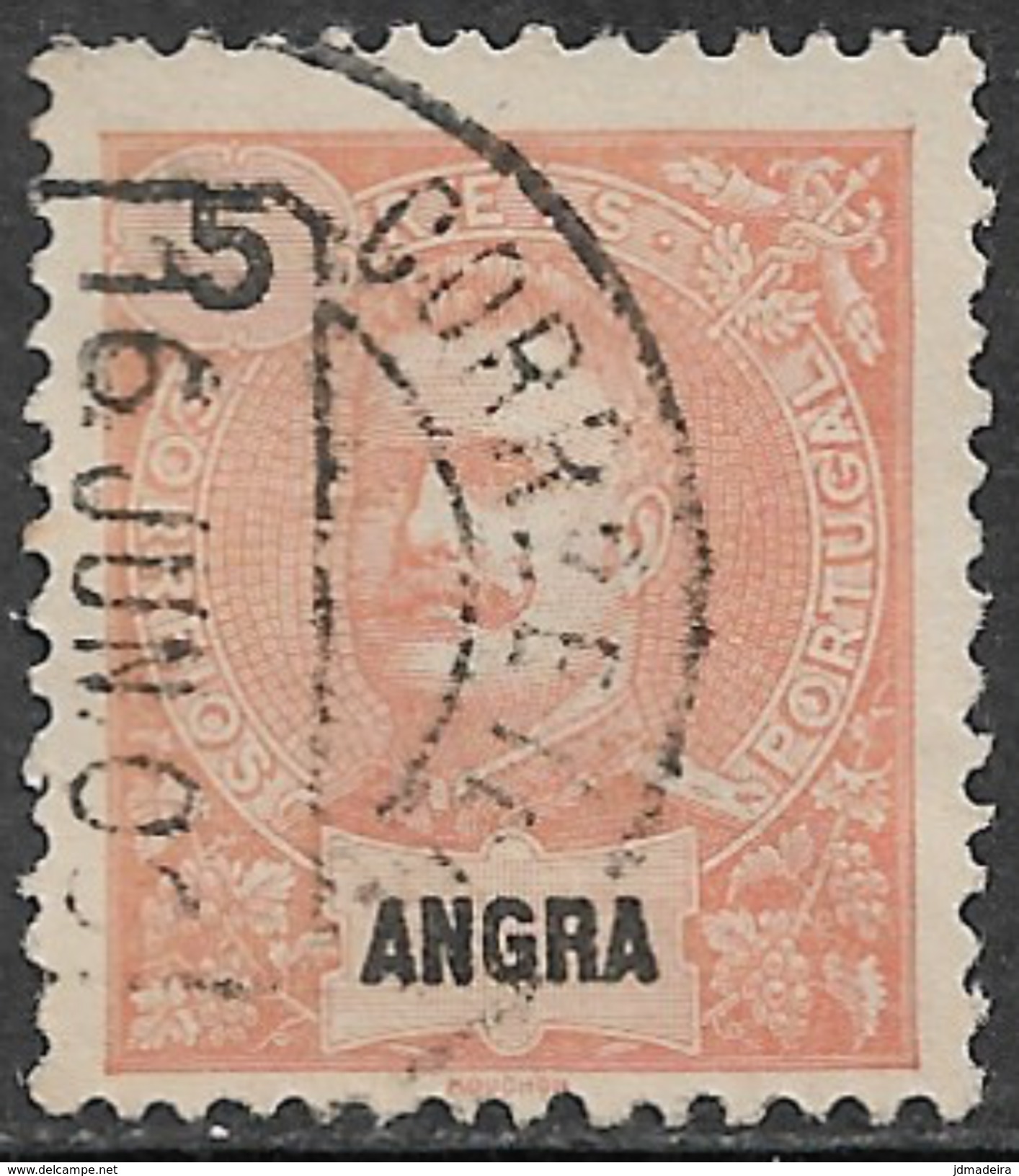 Angra – 1897 King Carlos 5 Réis - Angra