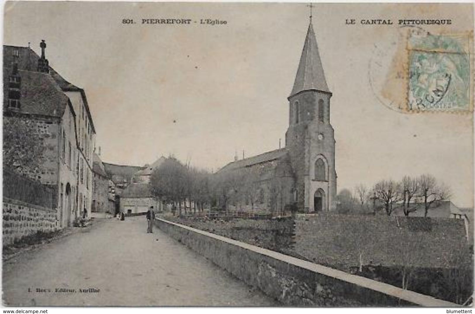 CPA Cantal Auvergne Circulé Pierrefort - Sonstige & Ohne Zuordnung