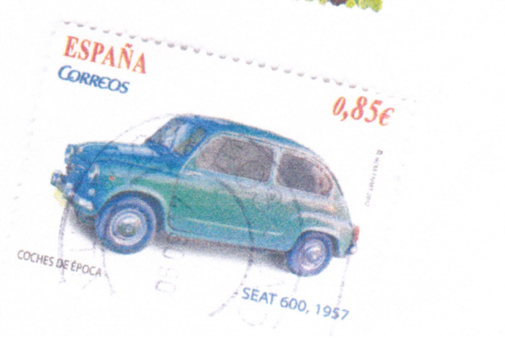 0,85 EURO - 2002 - SEAT 600 1957 - Usati