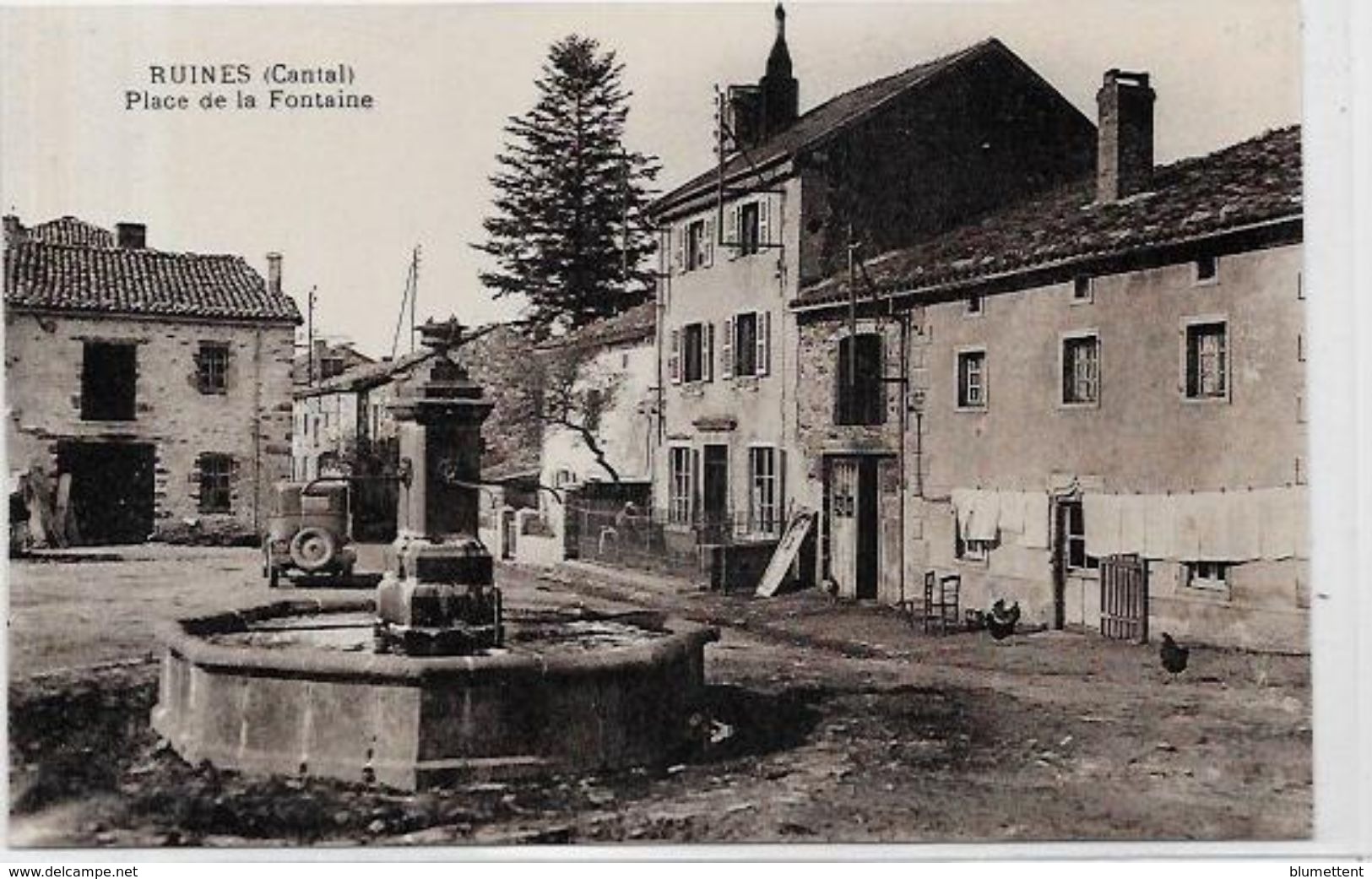 CPA Cantal Auvergne Non Circulé Ruines - Other & Unclassified