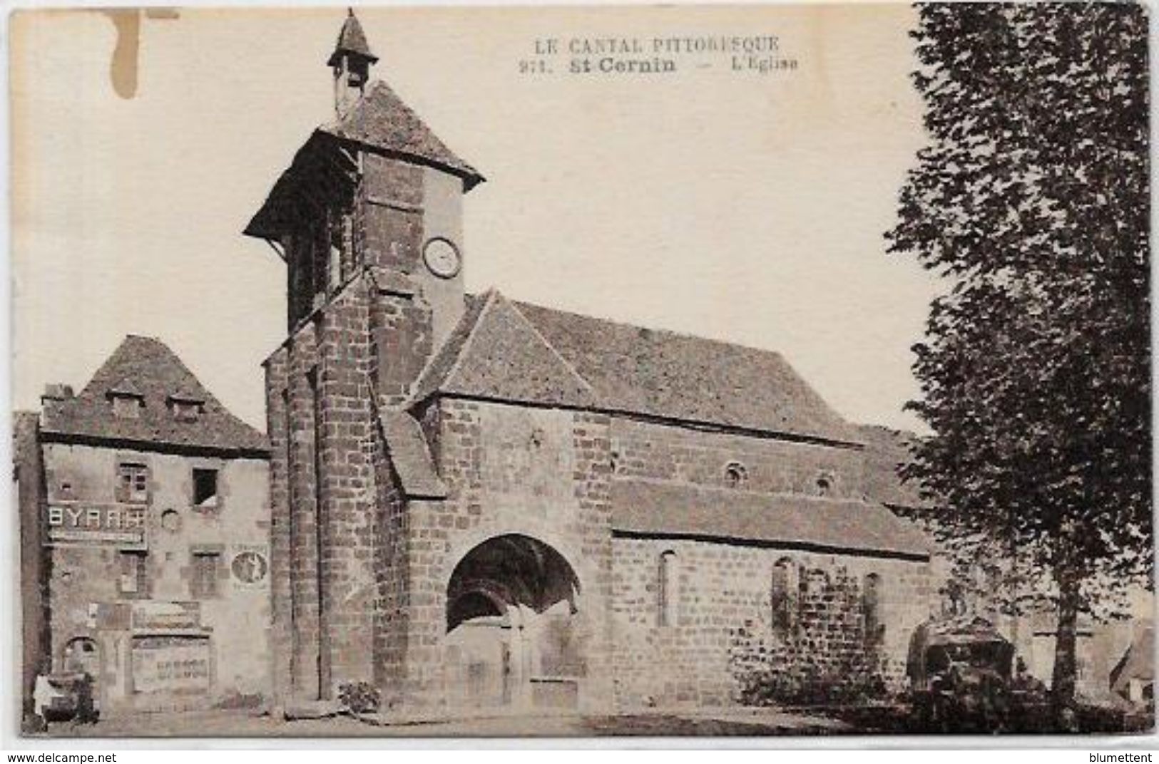 CPA Cantal Auvergne Non Circulé Saint Cernin - Other & Unclassified