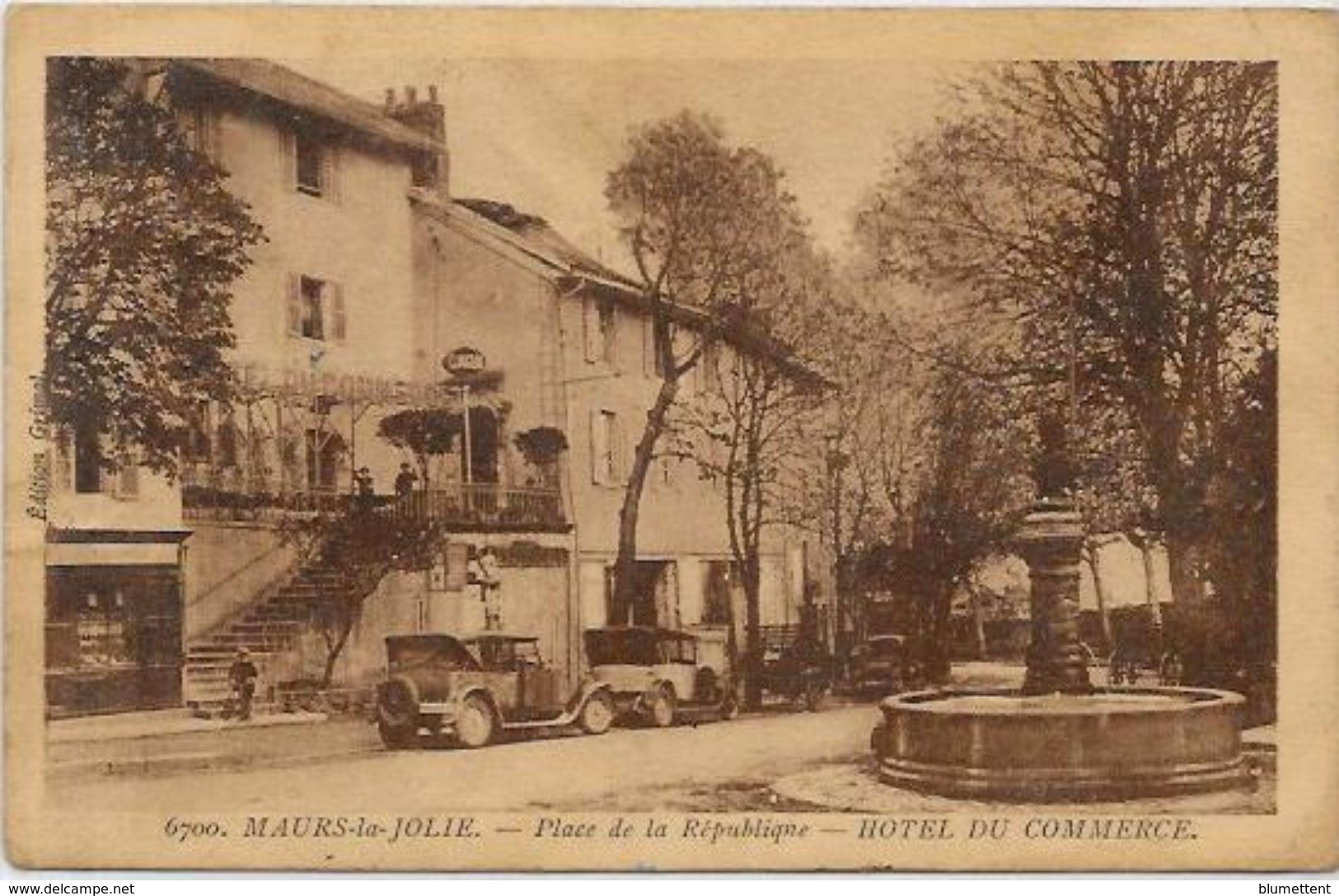 CPA Cantal Auvergne écrite Maurs La Jolie - Andere & Zonder Classificatie