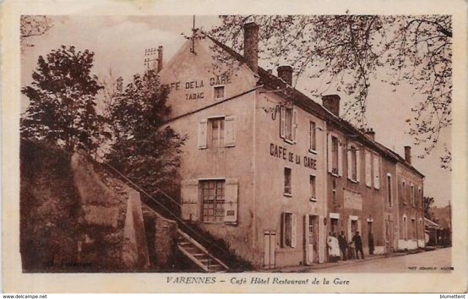 CPA Cantal Auvergne écrite Varennes - Andere & Zonder Classificatie