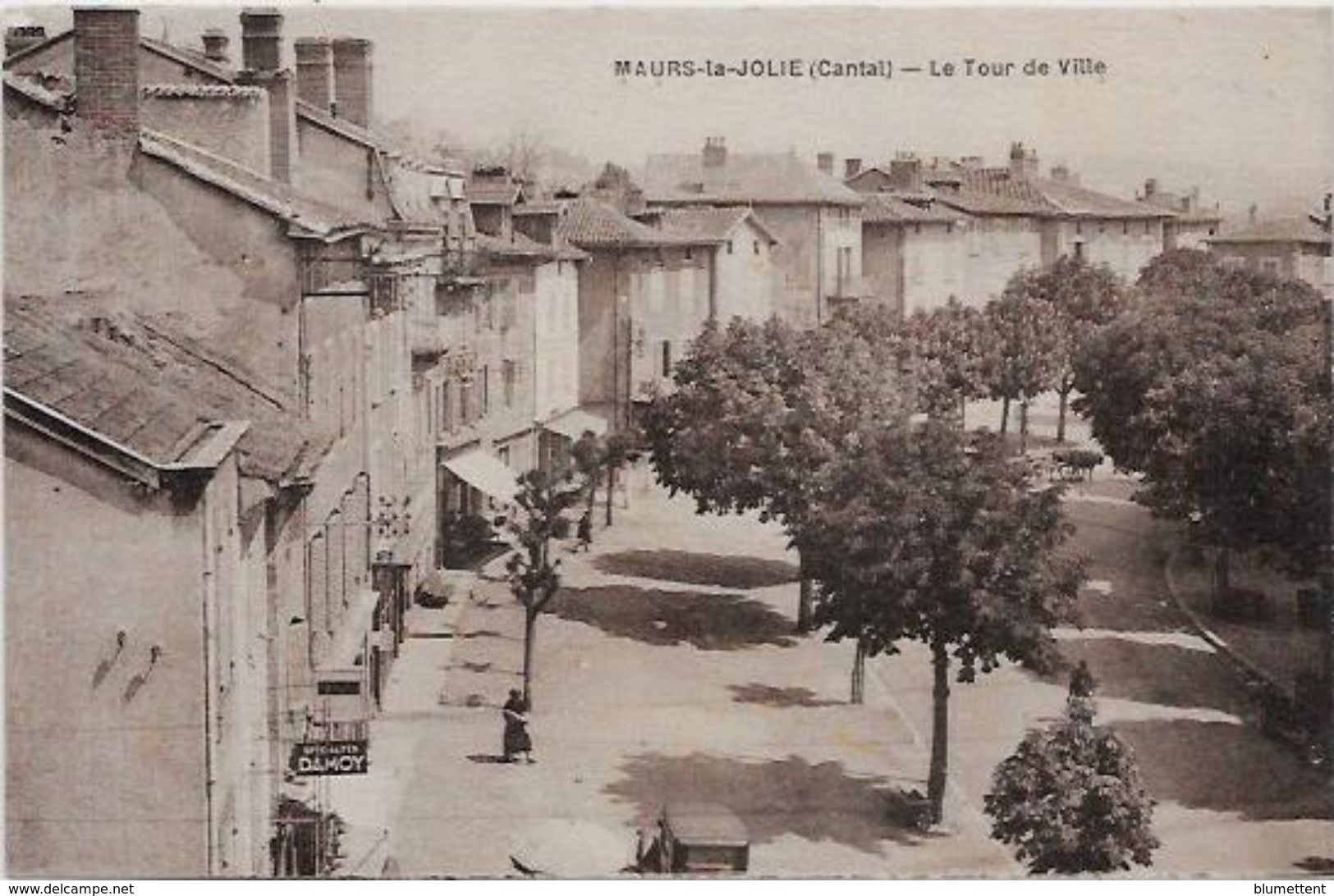 CPA Cantal Auvergne écrite Maurs La Jolie - Autres & Non Classés