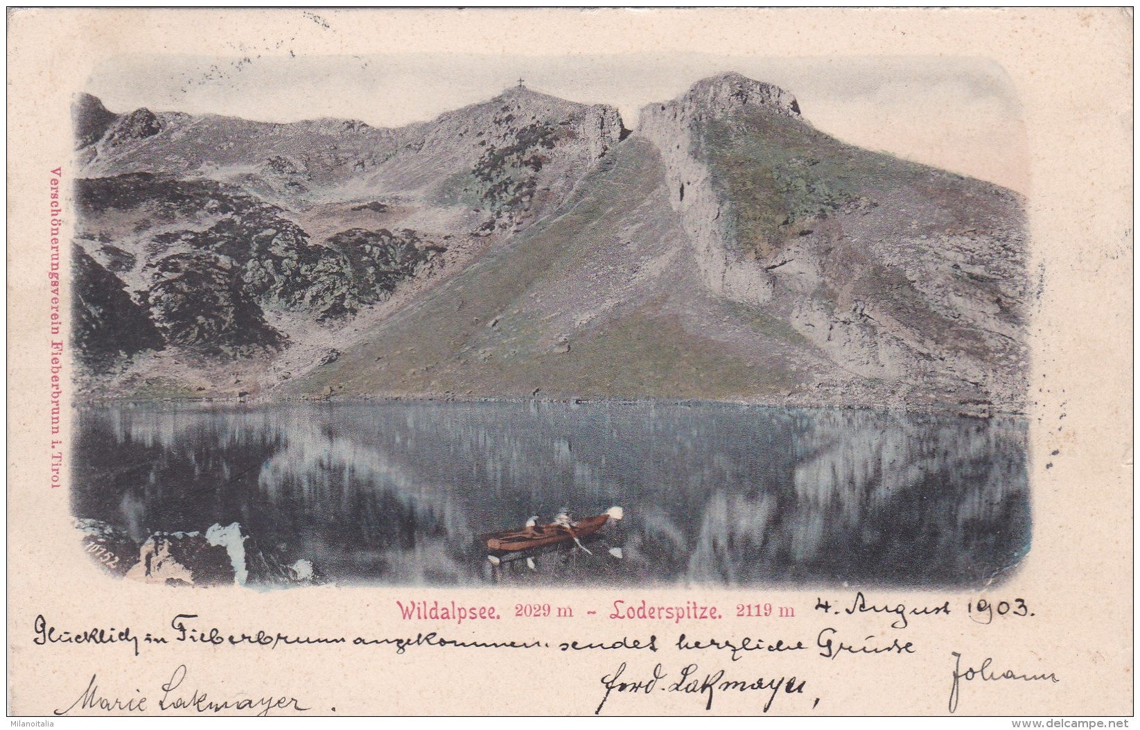 Wildalpsee - Loderspitze * 5. August 1903 - Fieberbrunn