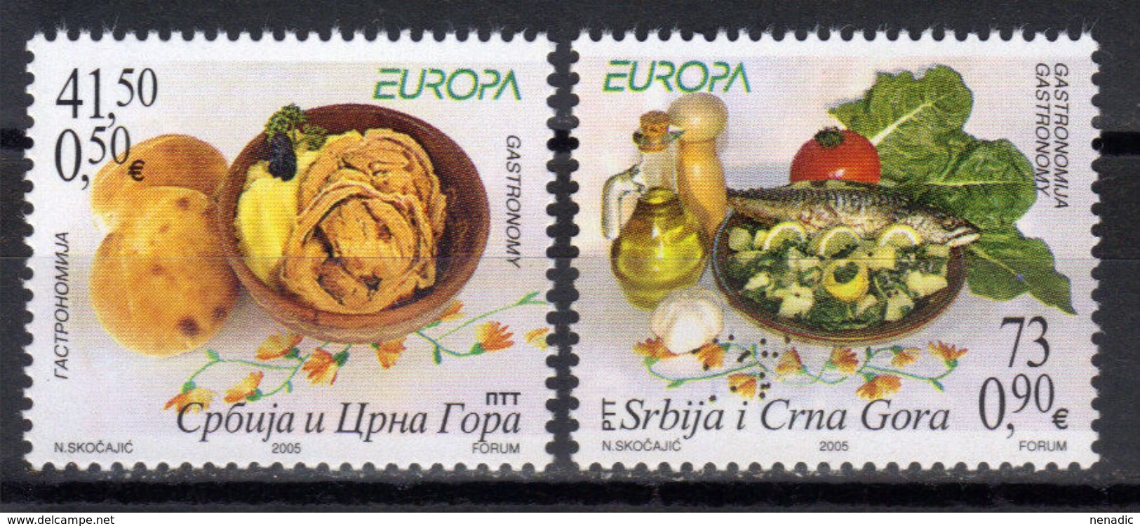 Yugoslavia,Europa CEPT 2005.,MNH - Unused Stamps