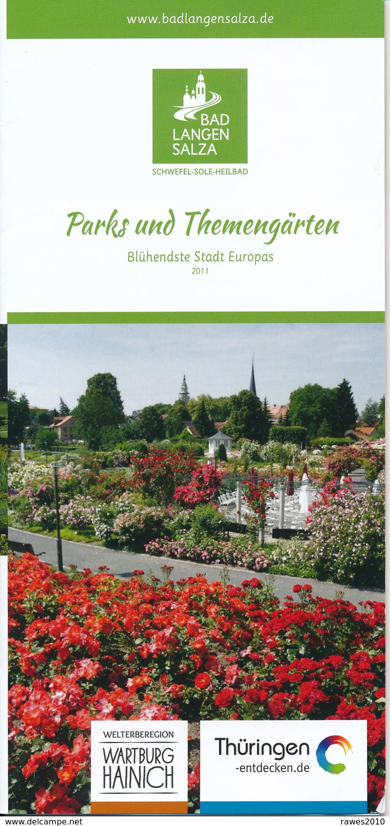 Bad Langensalza Parks Und Themengärten Blühendste Stadt Europas 2011 - Turingia