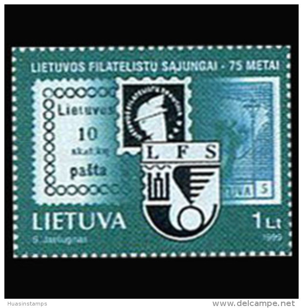 LITHUANIA 1999 - Scott# 636 Phil.Soc. Set Of 1 MNH - Lituania