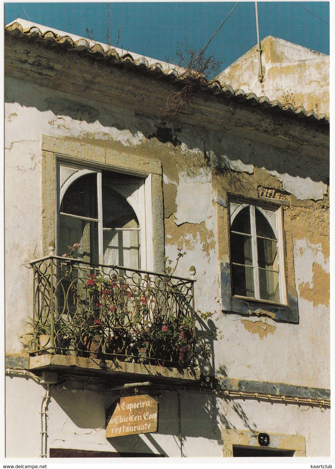 Alvor - 'A Capoeira - The Chicken Poop Restaurante' - (Reisebilder Portugal Algarve Von Werner Scharnweber) - Faro
