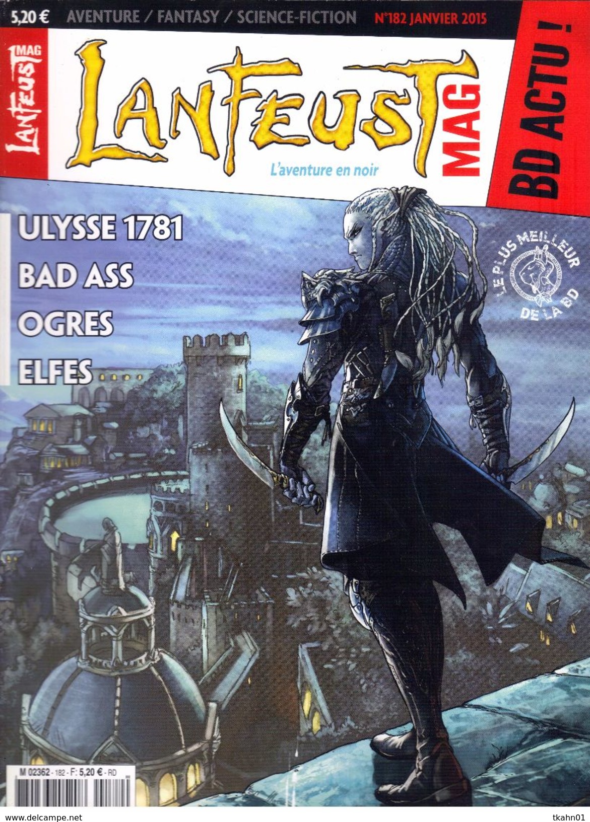 LANFEUST-MAG  N ° 182   REVUE B-D  AVENTURE  FANTASY SCIENCE-FICTION - Lanfeust De Troy