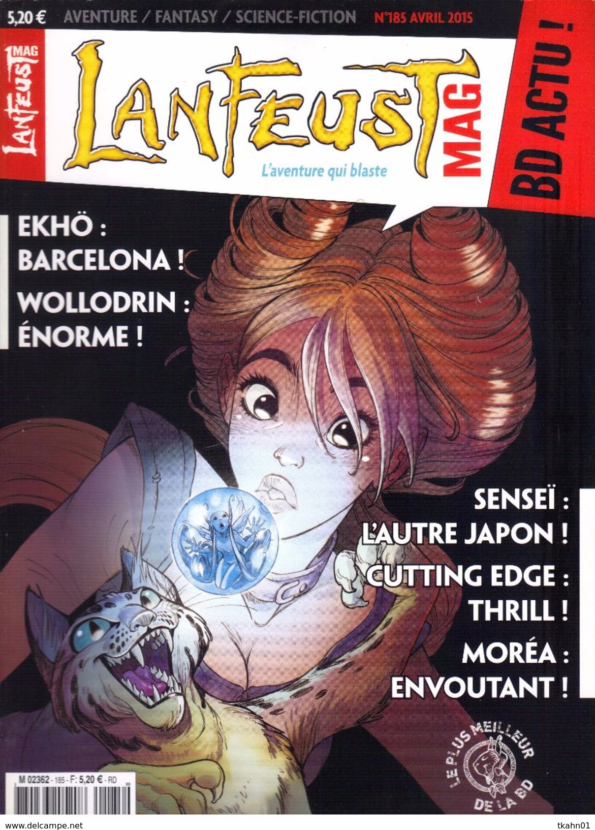 LANFEUST-MAG  N ° 185   REVUE B-D  AVENTURE  FANTASY SCIENCE-FICTION - Lanfeust De Troy