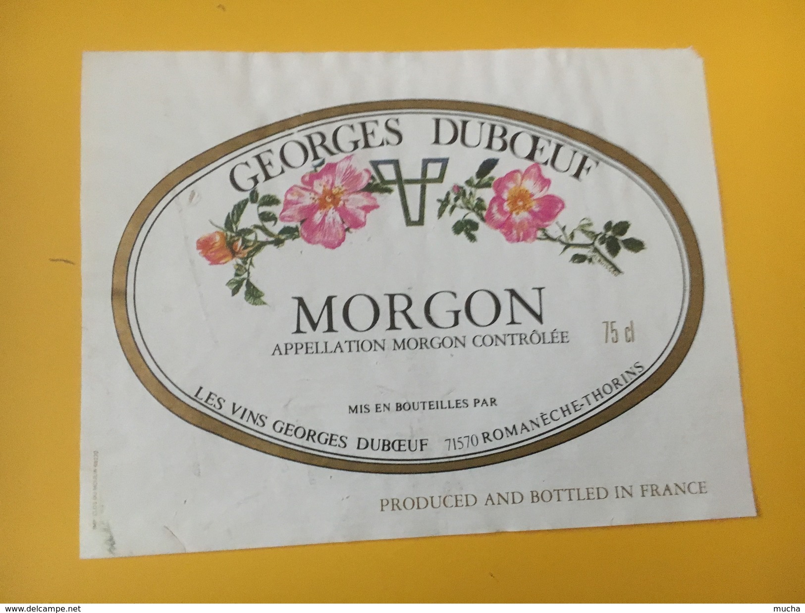 5544 - Morgon Georges Duboeuf - Fleurs