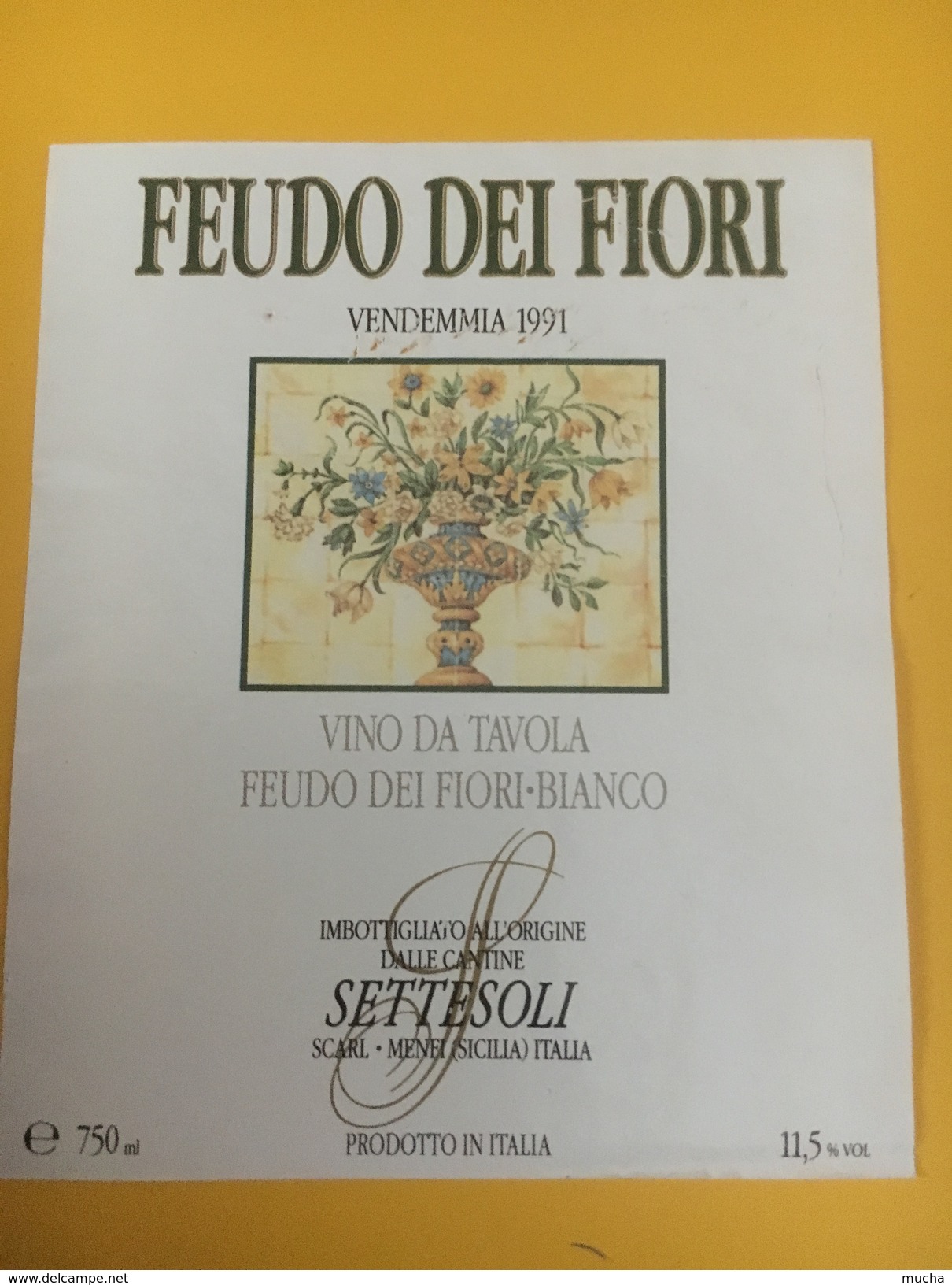 5546 - Feudo Dei Fiori 1991 Italie - Fleurs