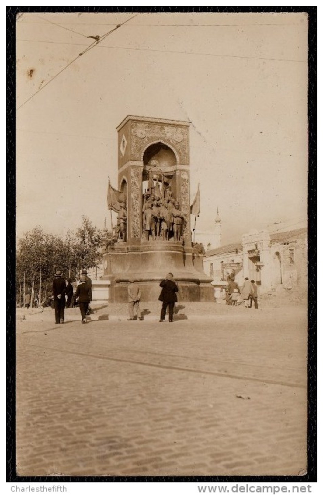 OLD PHOTOCARD TURQUIE - TURKEY - ISTANBUL TAKSIM - MONUMENT DE L' INDEPENDANCE - RRRRRRR !! - Turquie