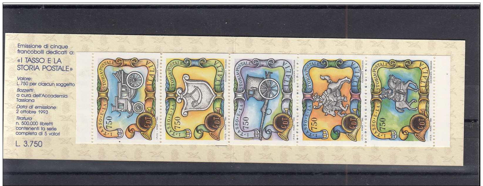 Italien (BK) Michel Cat.No. Mnh/** Booklet 1 - 1991-00: Mint/hinged