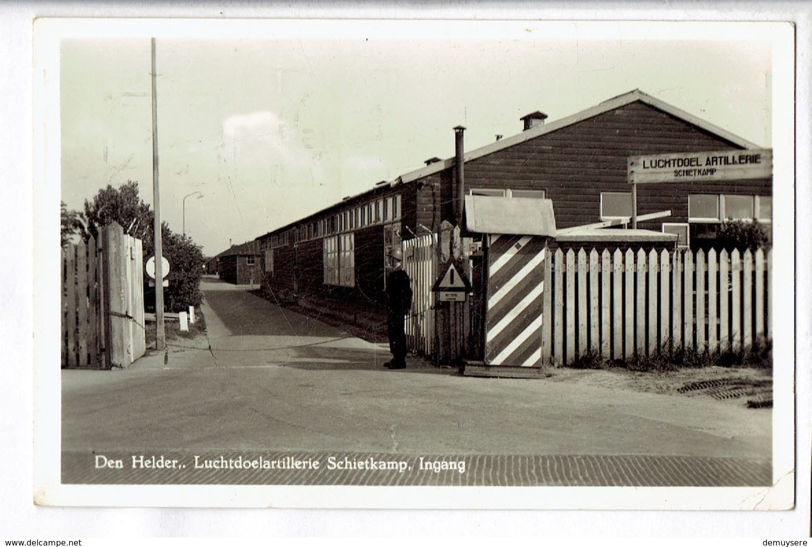 43604 - DEN HELDER - LUCHTDOELARTILLERIE SCHIETKAMP INGANG - Den Helder