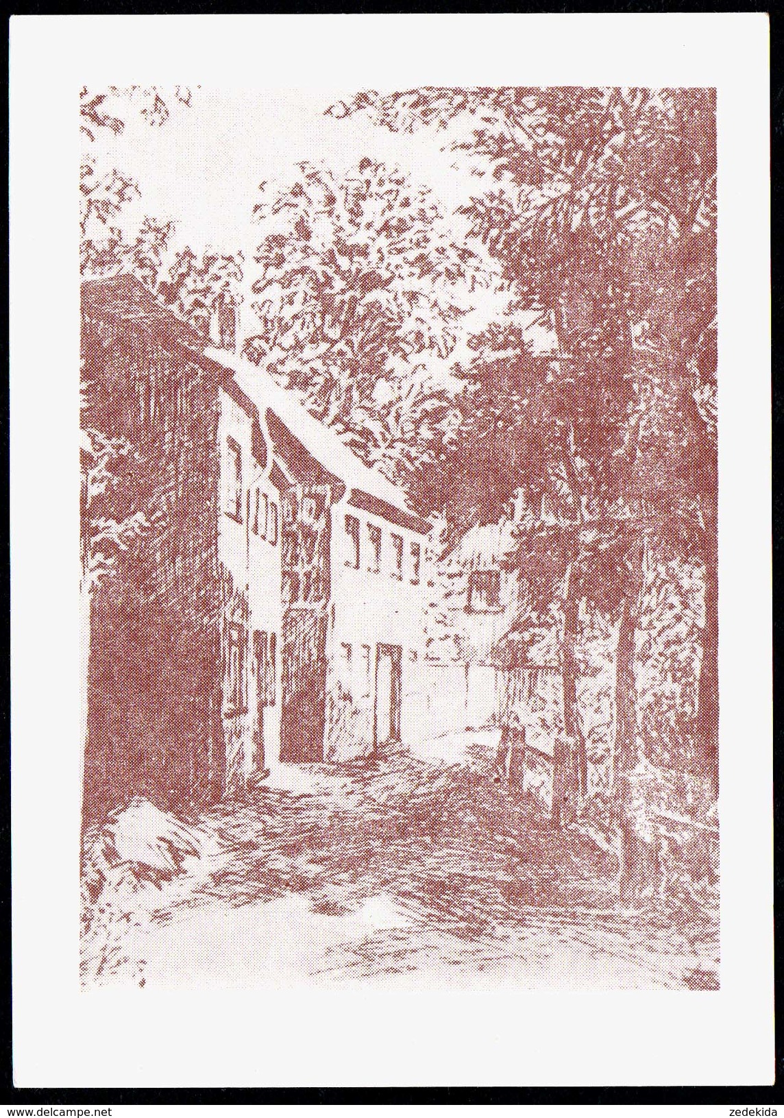 A7904 - Alte Künstlerkarte - Werdau - Bergkellerweg - Hildegard Wagner TOP - Werdau