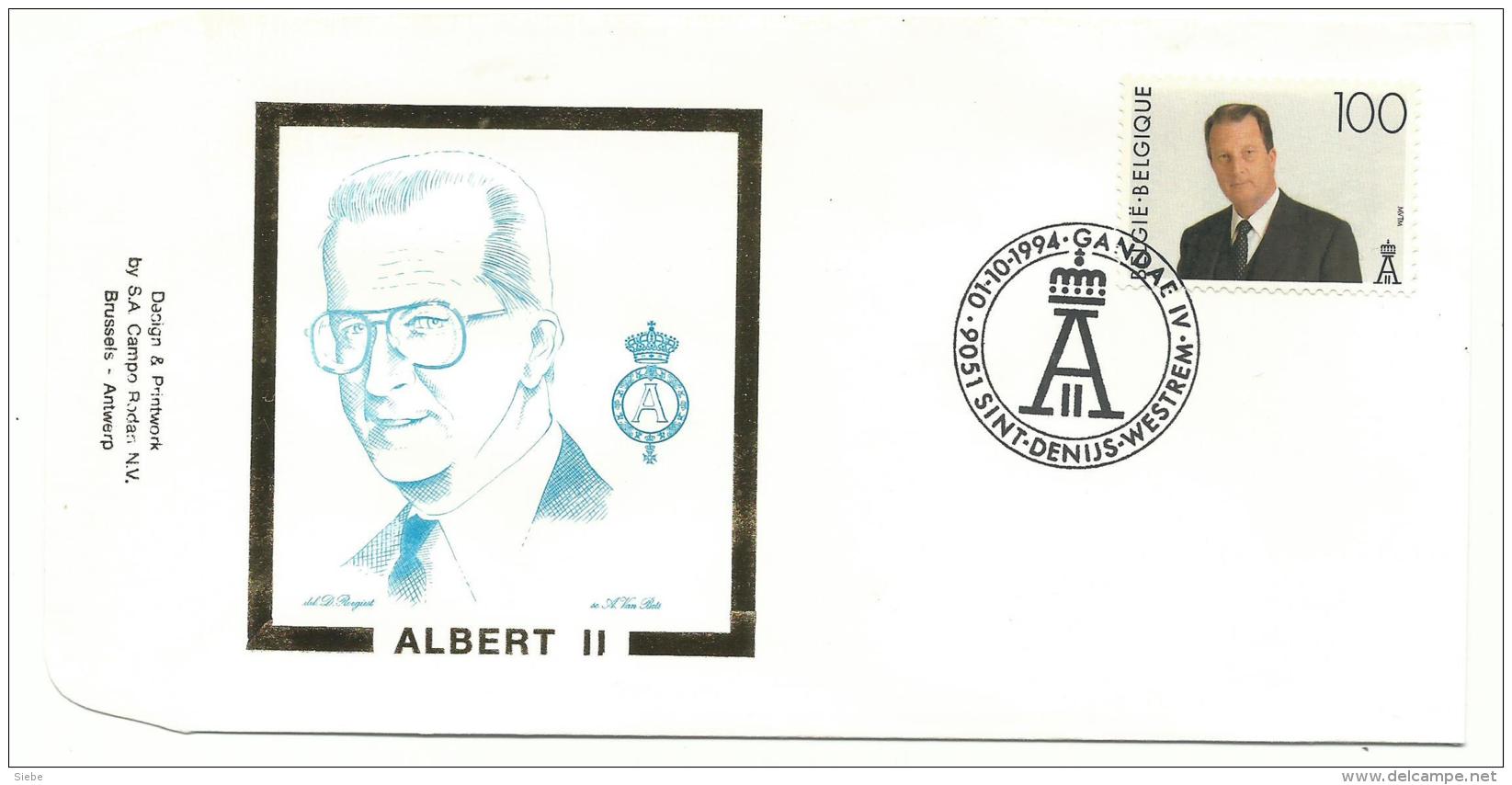 2 FDC 2576  /  2599 - Z.M. Albert II Type MVTM Sans Lunettes - 1991-2000